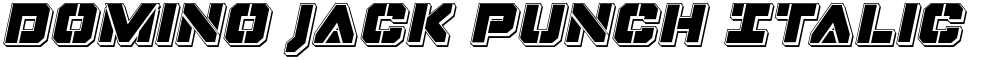 Domino Jack Punch Italic