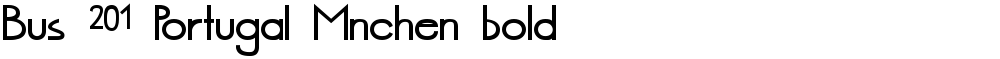 Bus 201 Portugal Mnchen bold