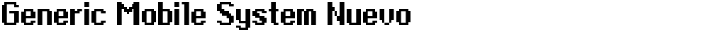 Generic Mobile System Nuevo