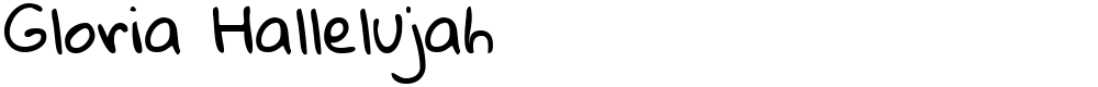 Gloria Hallelujah