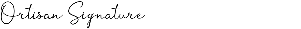 Ortisan Signature