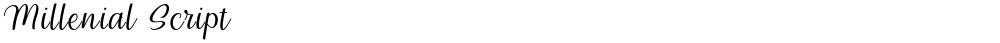 Millenial Script
