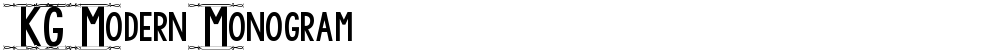 KG Modern Monogram