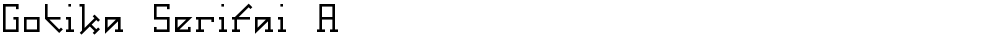Gotika Serifai A
