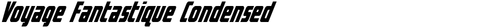 Voyage Fantastique Condensed