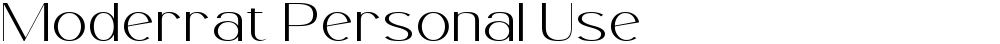 Moderrat Personal Use