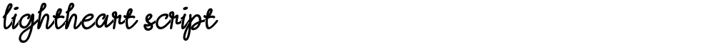 Lightheart Script