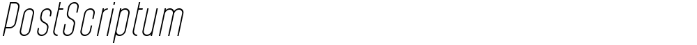 PostScriptum