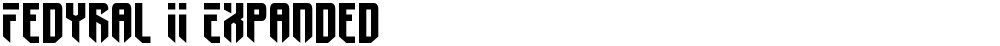 Fedyral II Expanded