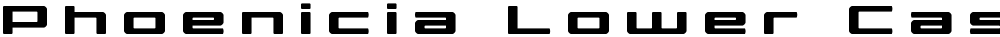 Phoenicia Lower Case Ttitle