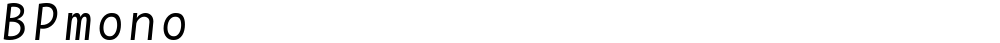 BPmono