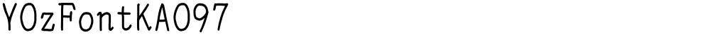 YOzFontKAO97