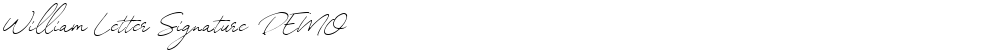 William Letter Signature DEMO
