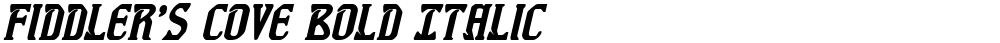 Fiddler's Cove Bold Italic