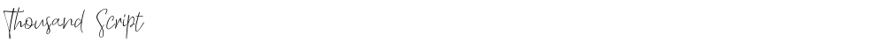 Thousand Script