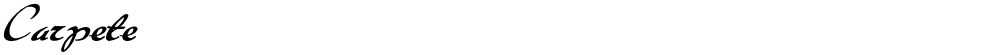 Carpete
