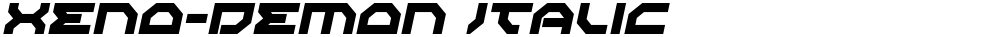 Xeno-Demon Italic