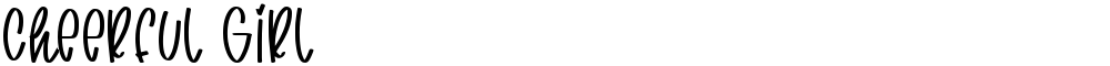 cheerful girl