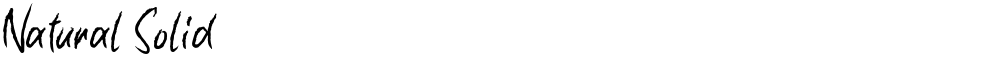 Natural Solid