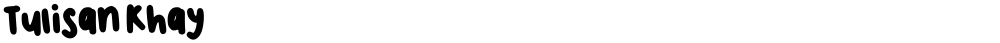 Tulisan Khay