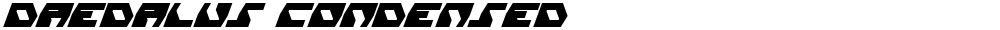 Daedalus Condensed