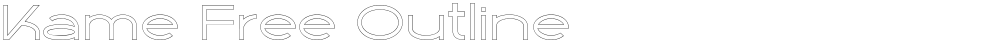 Kame Free Outline
