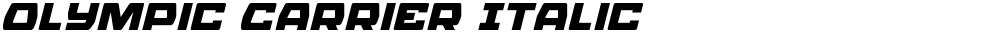 Olympic Carrier Italic