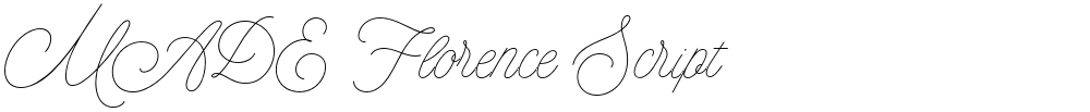 MADE Florence Script