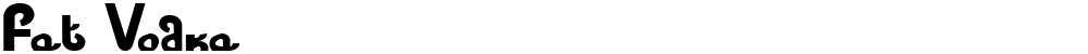 Fat Vodka