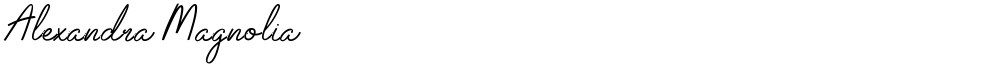 Alexandra Magnolia