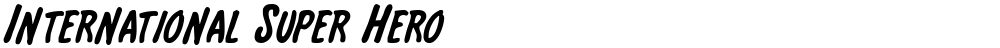 International Super Hero