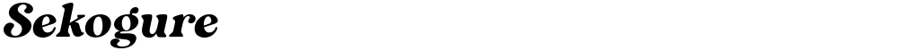Sekogure