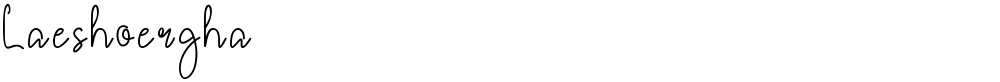 Laeshoergha