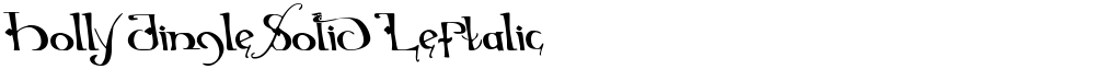 Holly Jingle Solid Leftalic