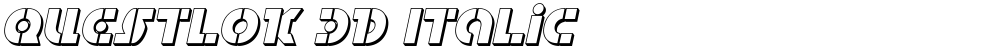 Questlok 3D Italic