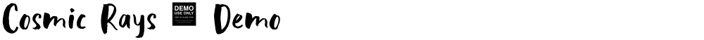 Cosmic Rays - Demo