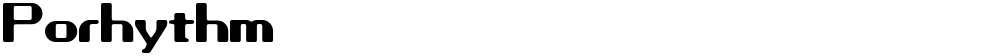 Porhythm