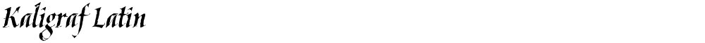Kaligraf Latin