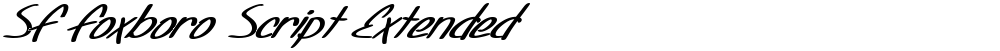 SF Foxboro Script Extended