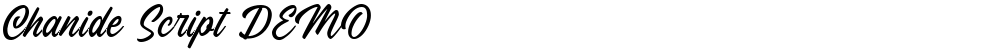 Chanide Script DEMO