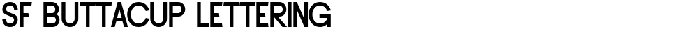 SF Buttacup Lettering