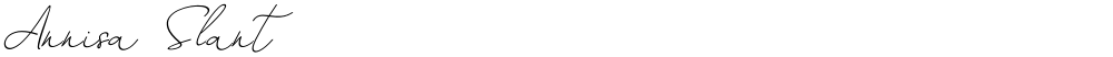 Annisa Slant