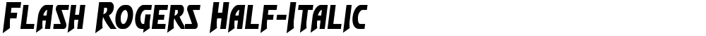 Flash Rogers Half-Italic