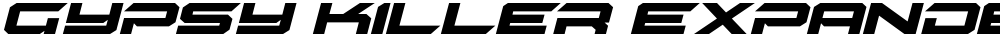 Gypsy Killer Expanded Italic