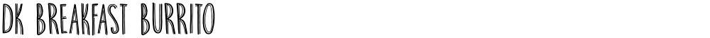 DK Breakfast Burrito