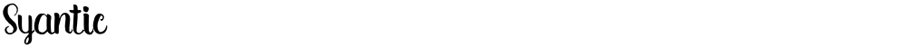 Syantic