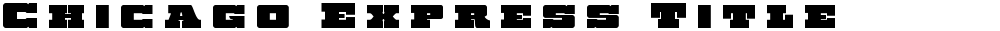 Chicago Express Title