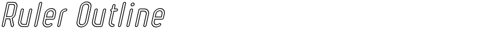 Ruler Outline