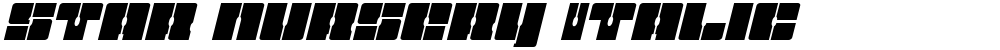 Star Nursery Italic