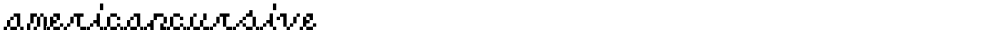 americancursive